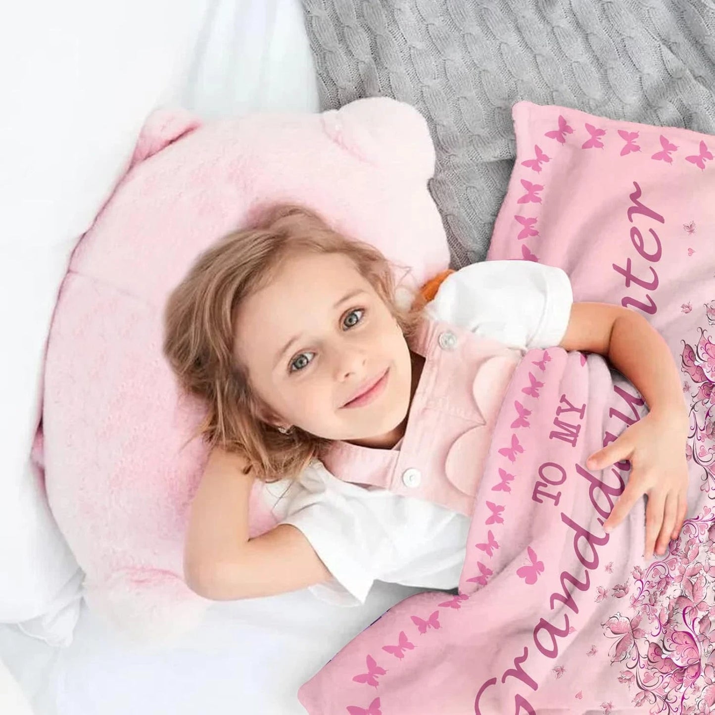 Granddaughter Gifts Blanket For Grandma