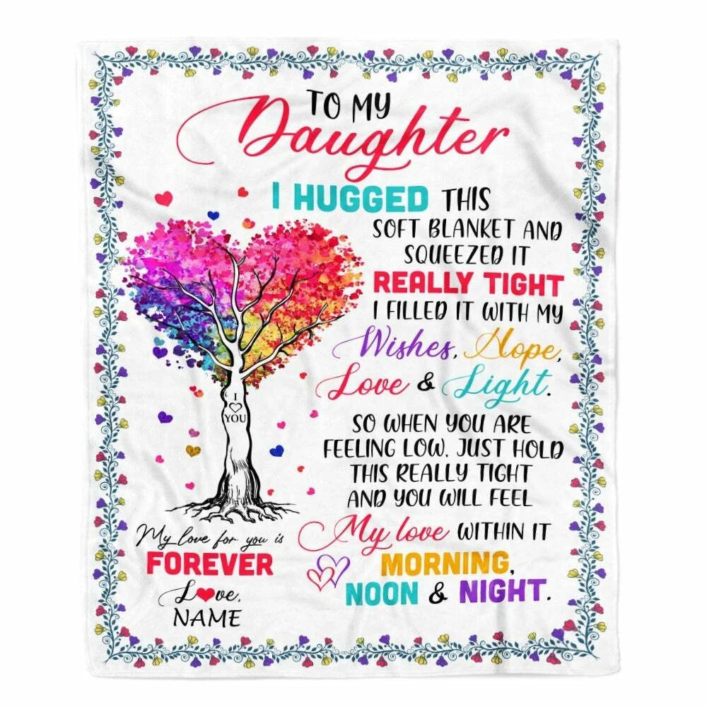 Personalized To My Daughter Blanket