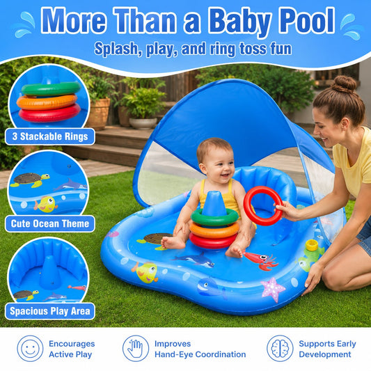 Baby Detachable Awning Floaties