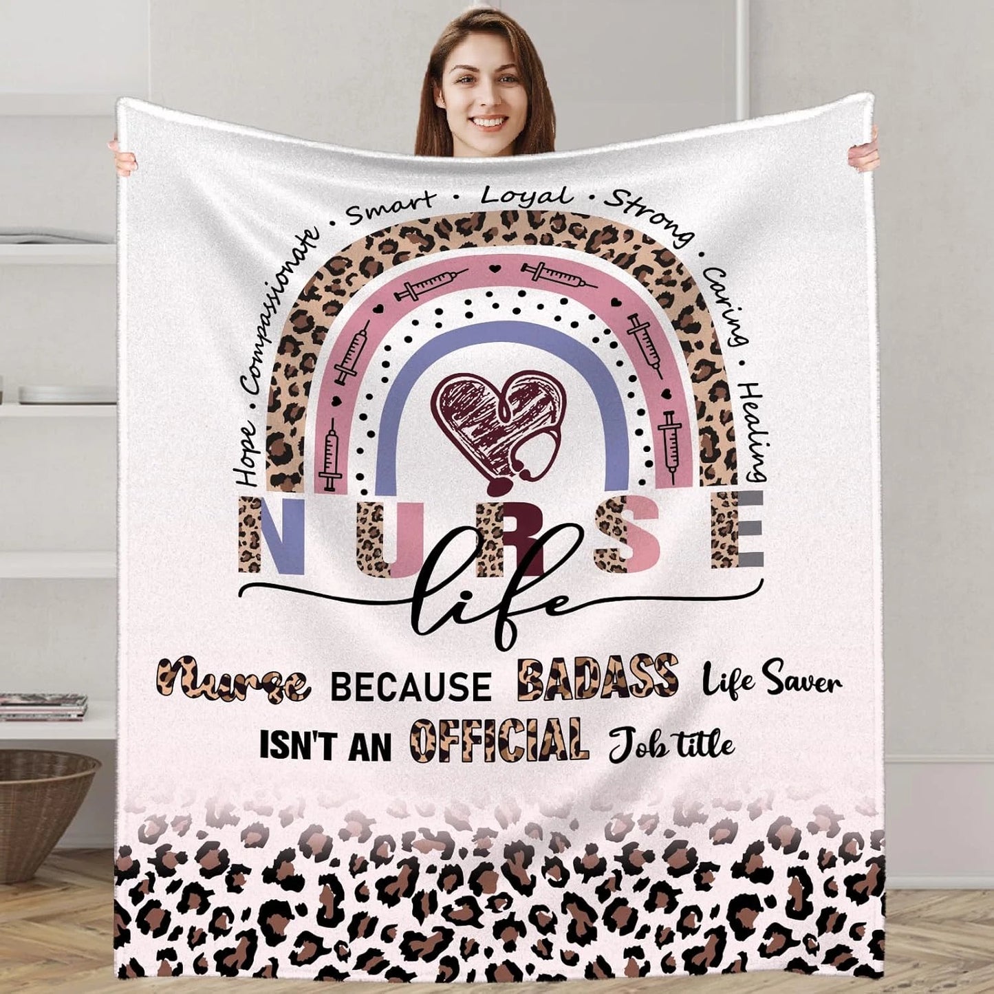 Gifts for Nurse Blanket, Nurse Week Appreciation