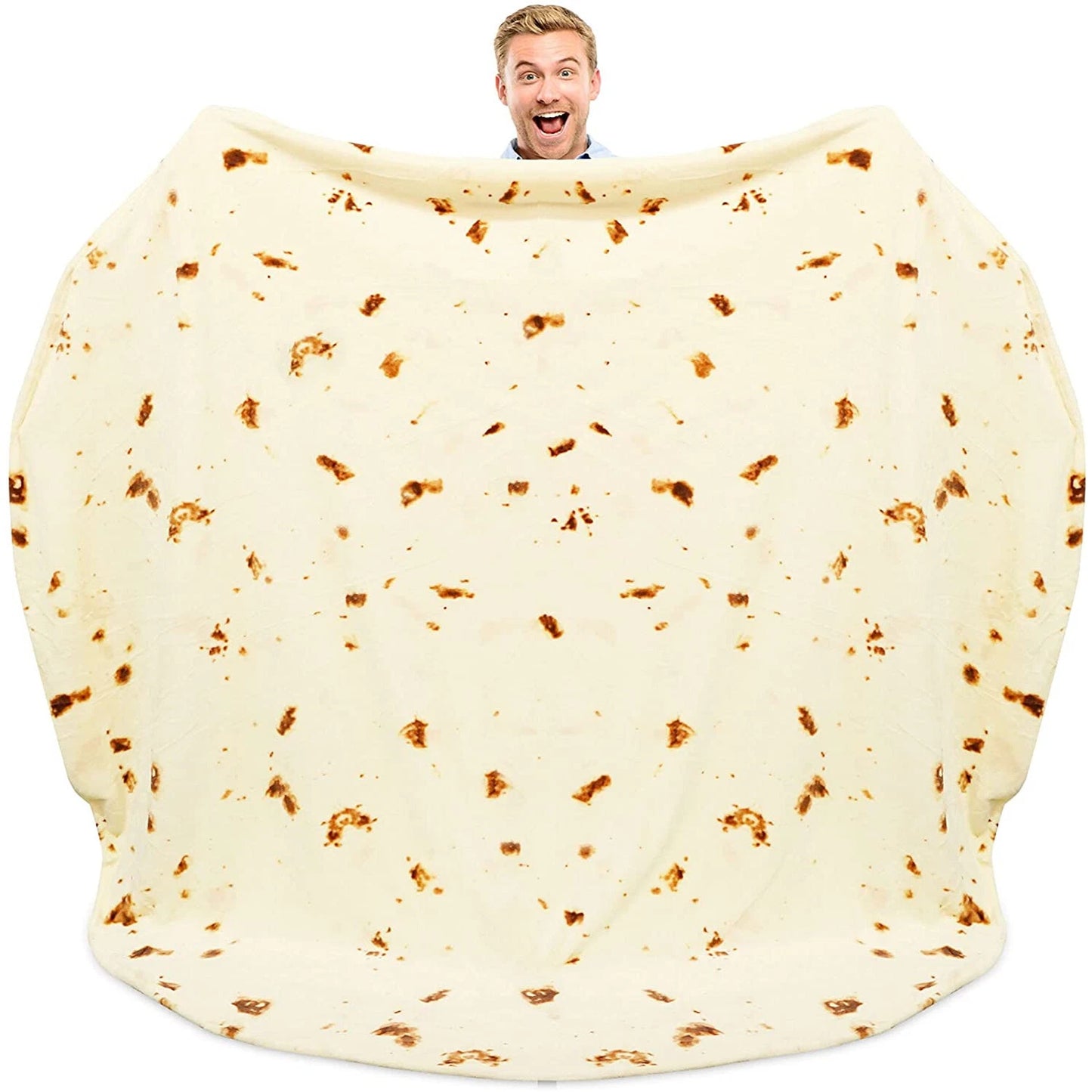 Christmas Burrito Blanket, Funny Tortilla Food