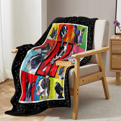 French Bulldog Girl Lover Quotes Blanket