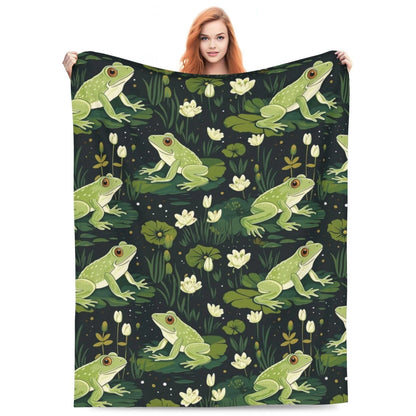 Frog Blanket Gifts for Frog Lover