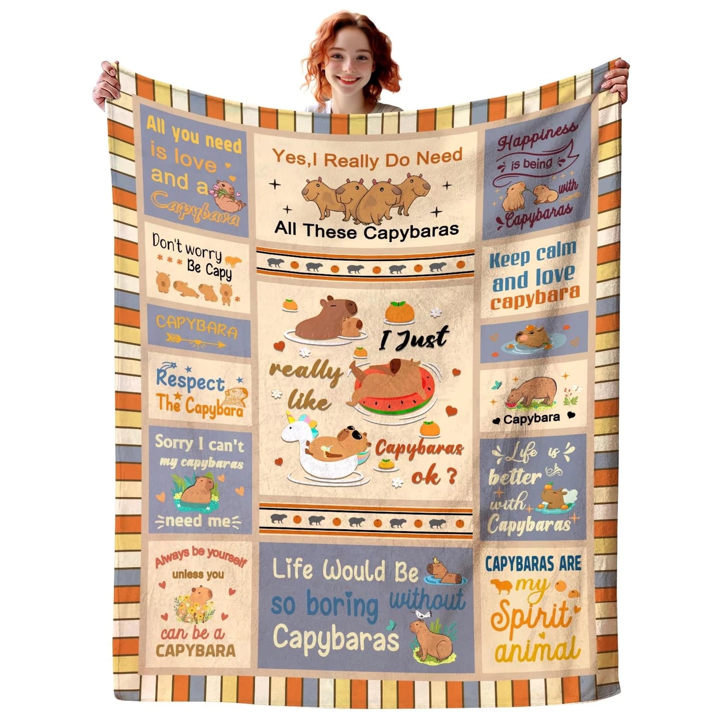 Best Capybara Blanket Stuff Animal Gifts