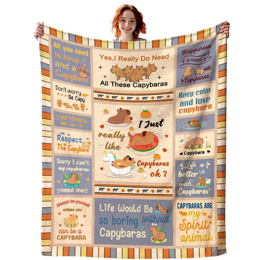 Best Capybara Blanket Stuff Animal Gifts