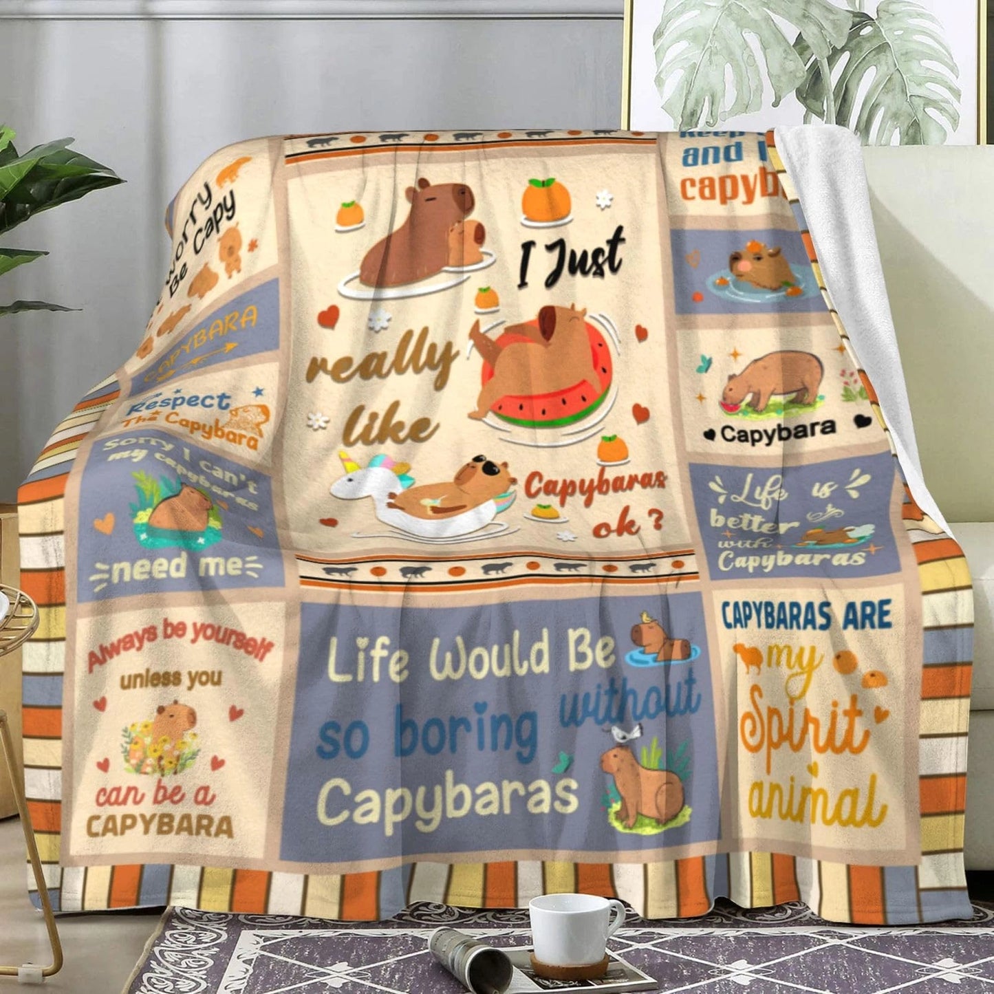 Best Capybara Blanket Stuff Animal Gifts